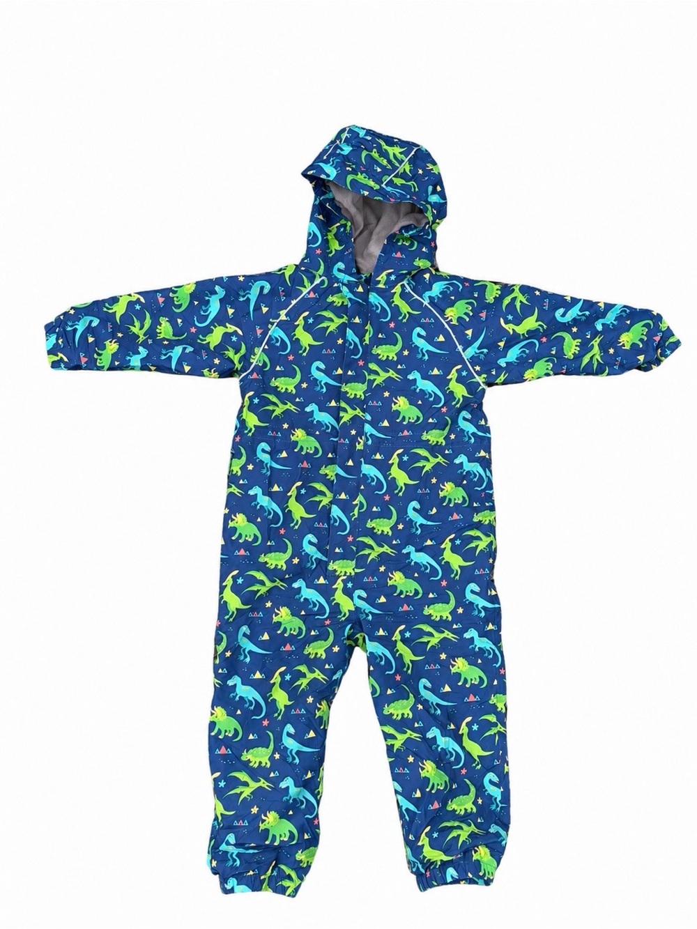Jan & Jul Dinosaur One-Piece Snowsuit – Size 3T